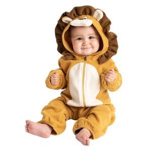 Cuddle Club 12-18 Months Lion Full Zip Onesie